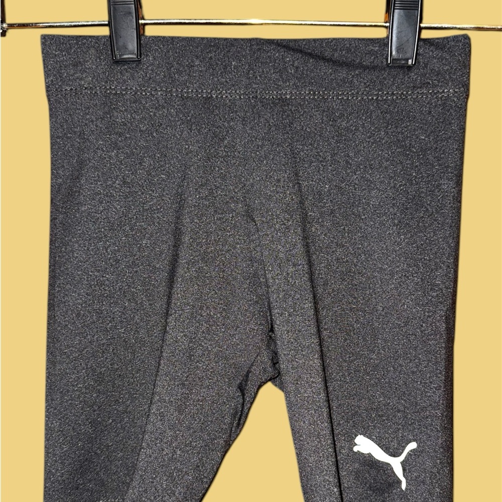 Puma Kids Gray Biker Shorts